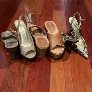 3 pairs of Womens shoes u get all 3 pairs for one price